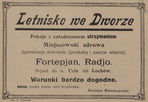 Letnisko we dworze