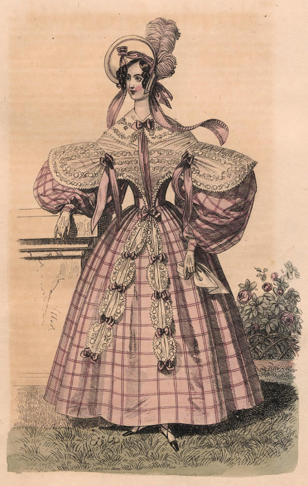 Ubiór kobiecy z 1835 r.