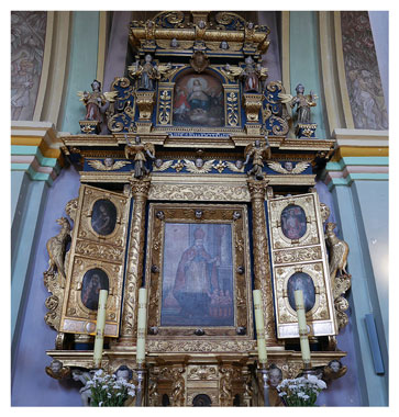 Fragment poliptyku w kozłowskim kościele